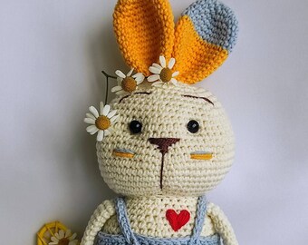 Amigurumi bunny, stuffed animals, gifts, rabbit toy, easter bunny, baby room decor, toys