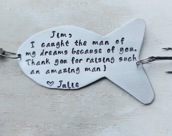 Father of groom, father in law, wedding day gifts, wedding party, wedding lure, custom lure, personalized lure, fishing gift, fisherman