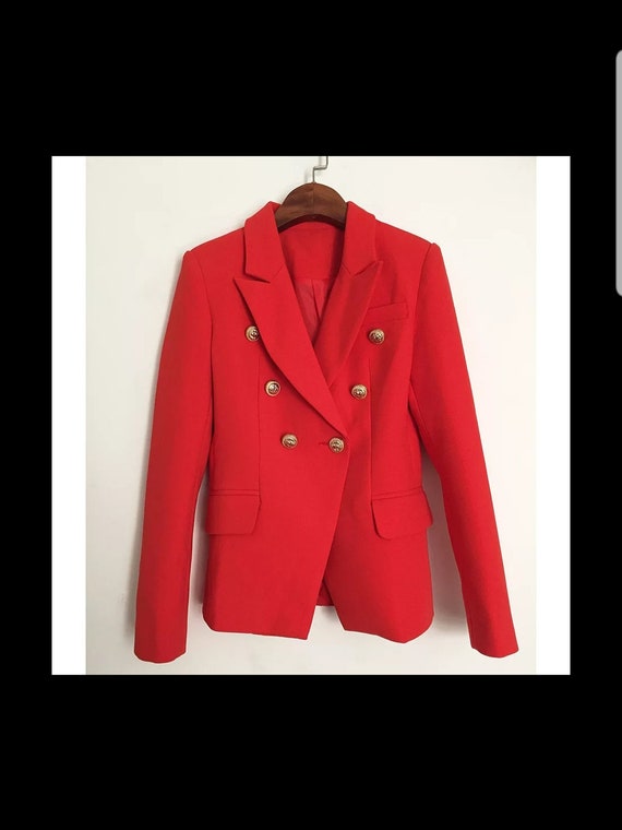 How to wear hot sale a red blazer