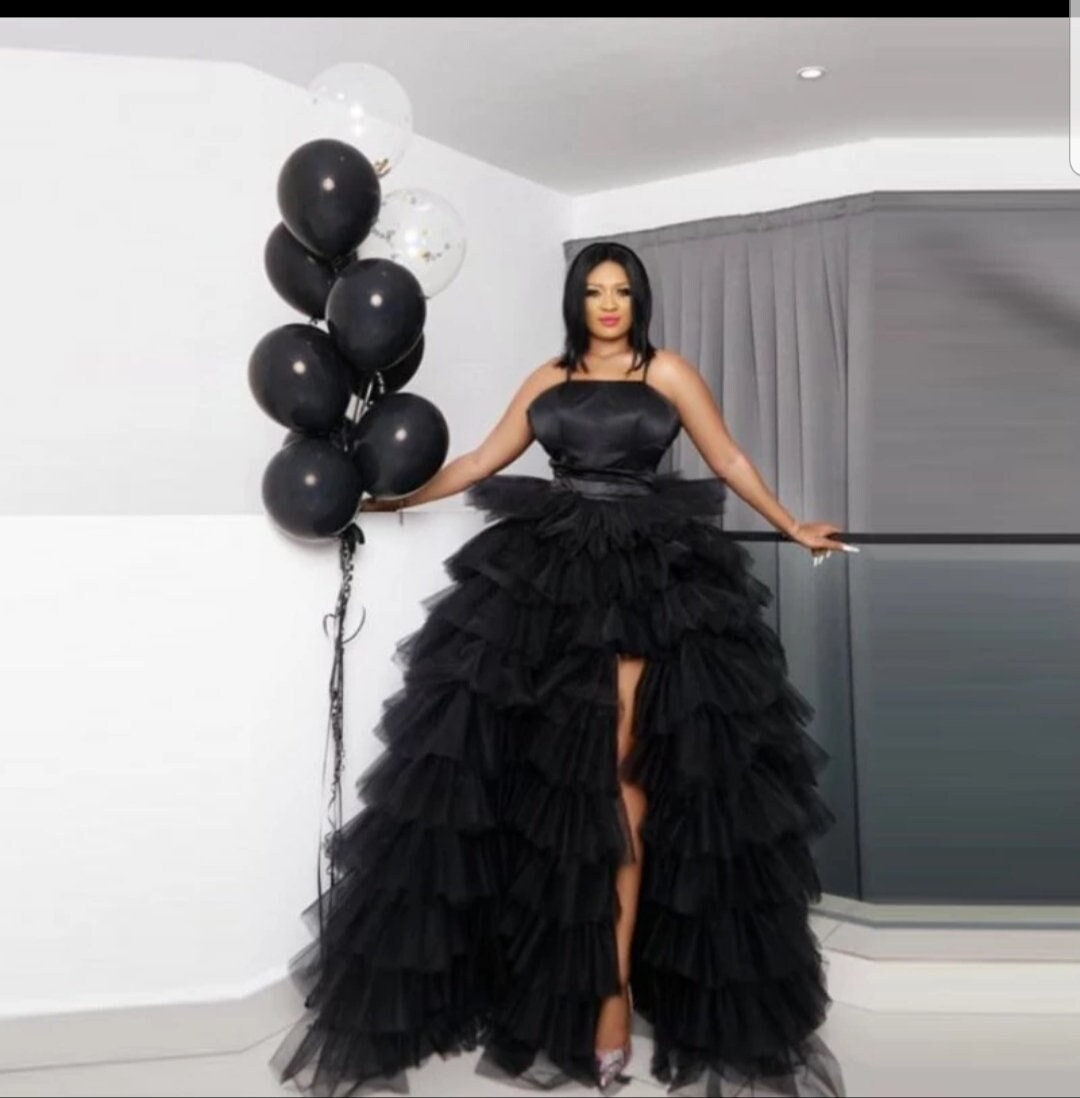 Black Princess Gown - Etsy