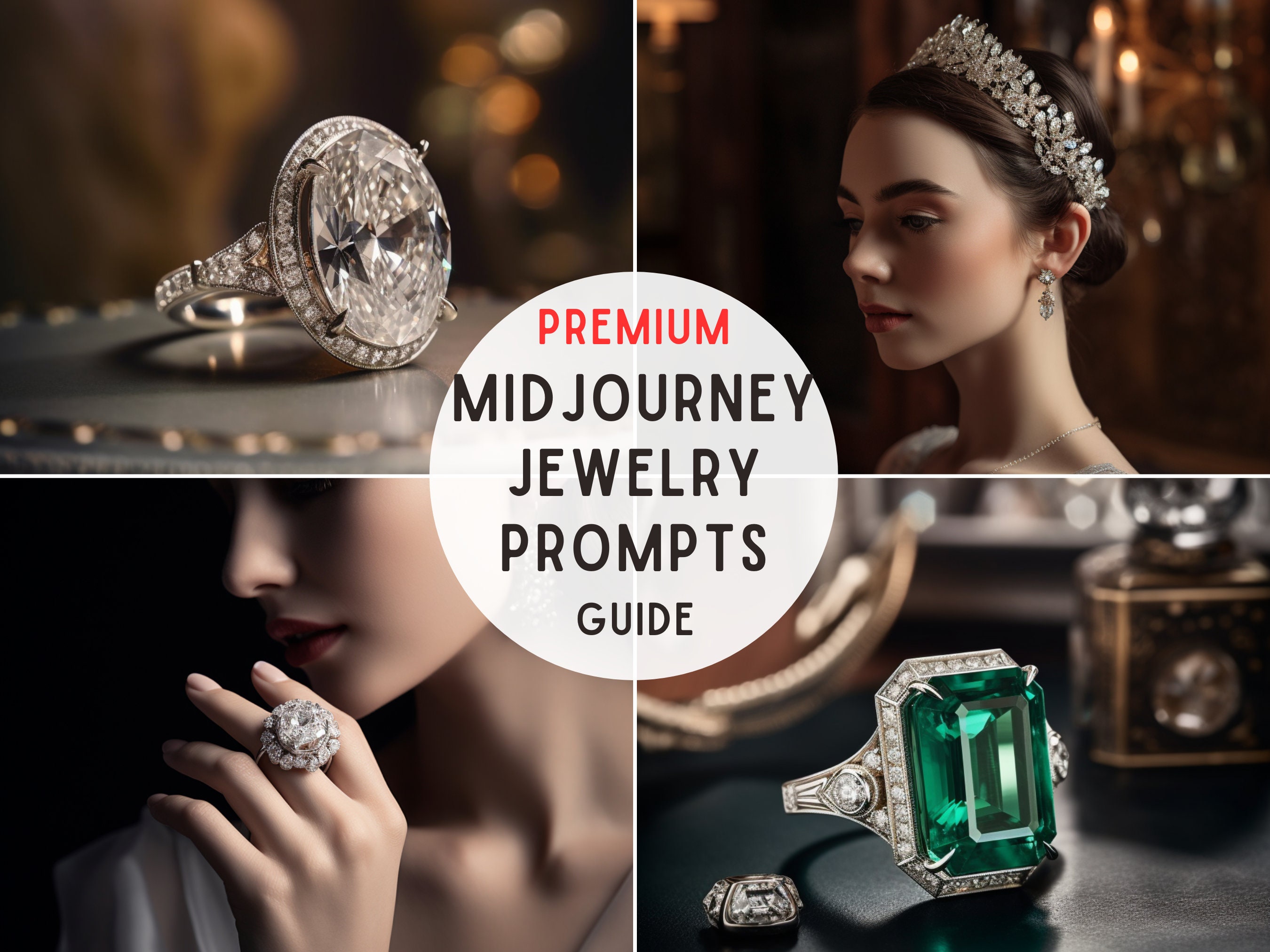 Professional Midjourney Prompts Jewelry, AI Art Keywords, Step-by-step ...