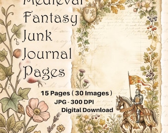 Kraina Czarów — Dziennik Śmieci z Fantasy Średniowiecznej do Wydruku