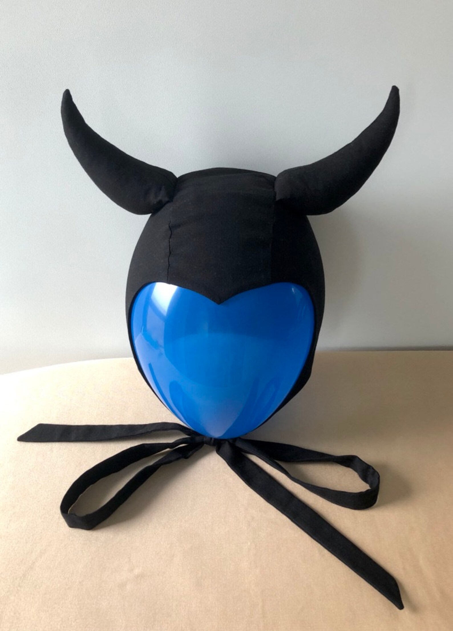 Black Devil Horn Hat Devil Vintage Devil Hood Hat Etsy