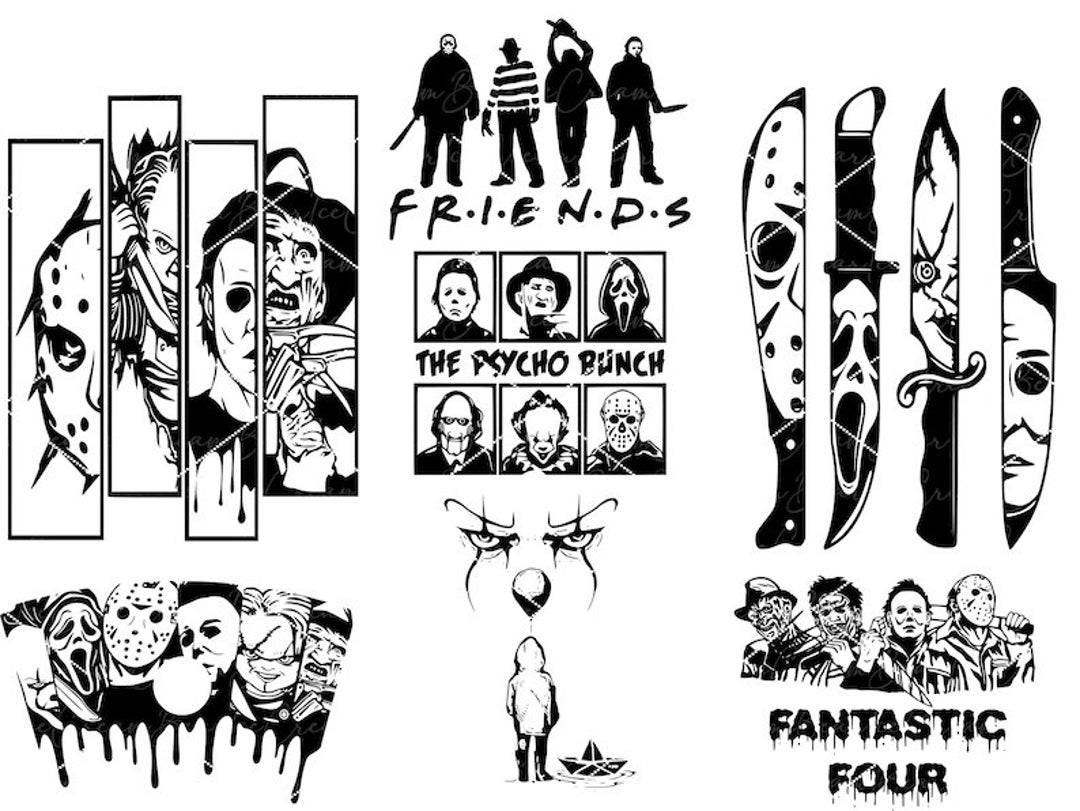 Horrorsquad Svg Png - Etsy