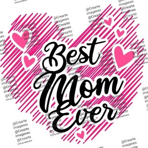 Mother Day Best Mom SVG PNG PDF eps dxf