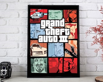 Grand Theft Auto 3 Poster - Etsy