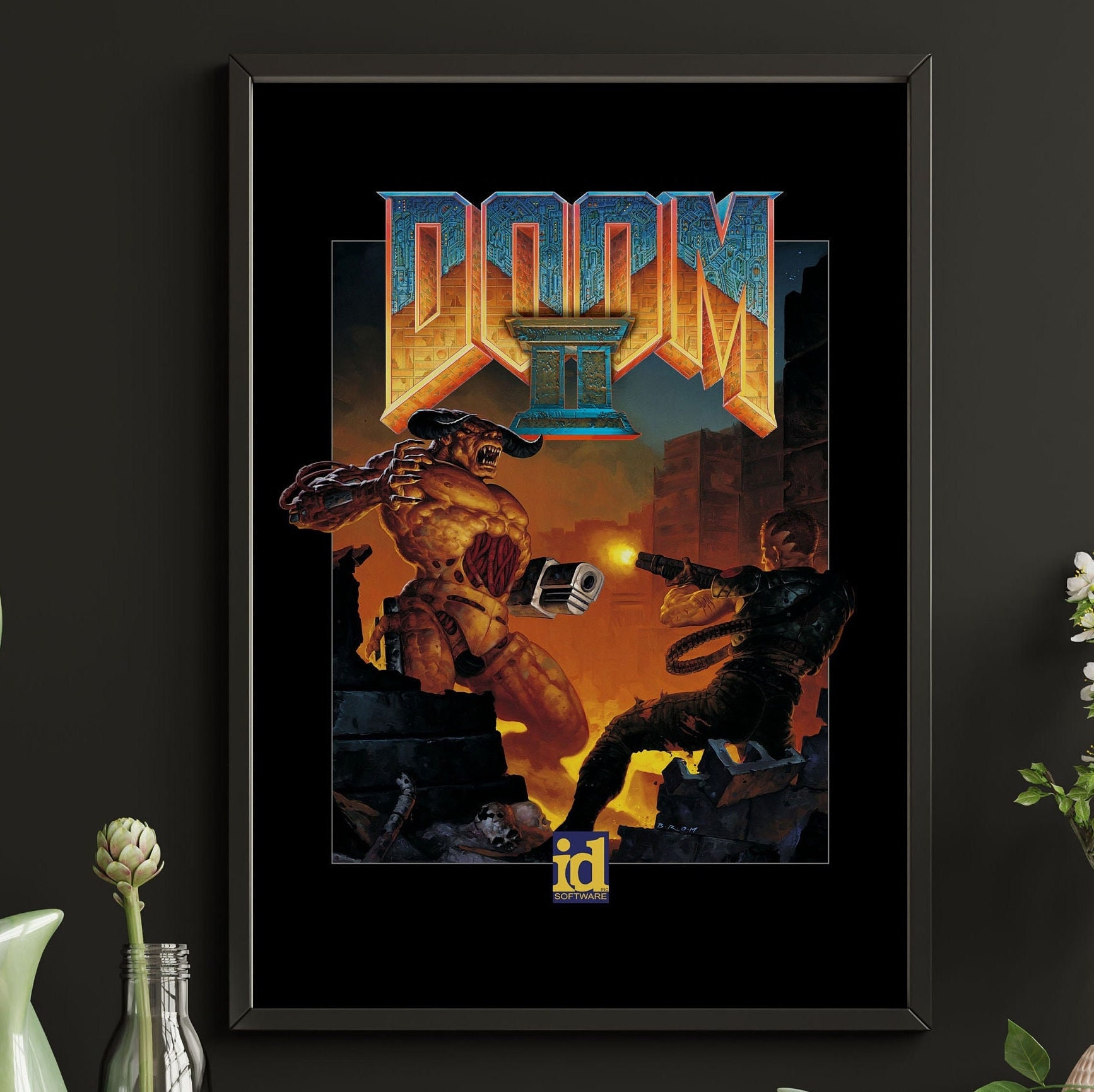 Doom Ii Poster - Etsy New Zealand