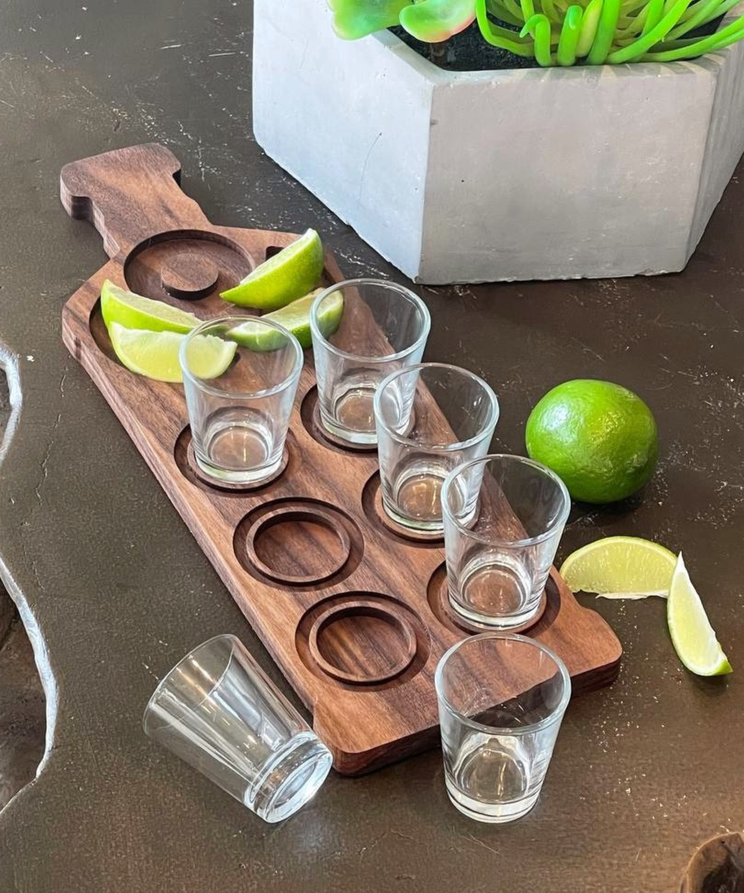 Tequila Party Tray Tequila Flight Board Tequila Shot Board Etsy