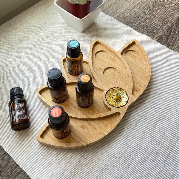 Essential Oils Holder | Essential Oils Display | Incense holder | Lotus gift