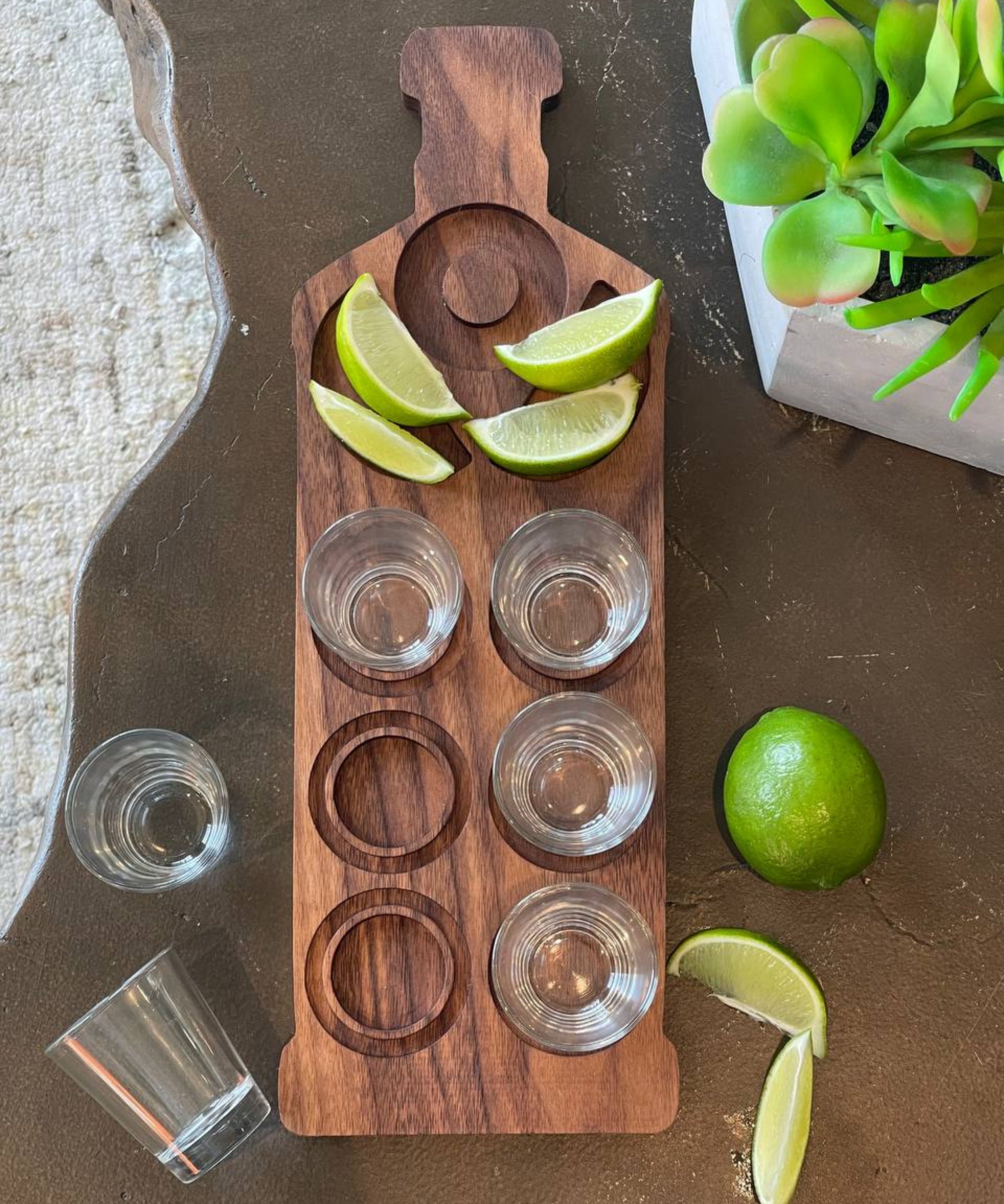 Tequila Party Tray Tequila Flight Board Tequila Shot Board Etsy