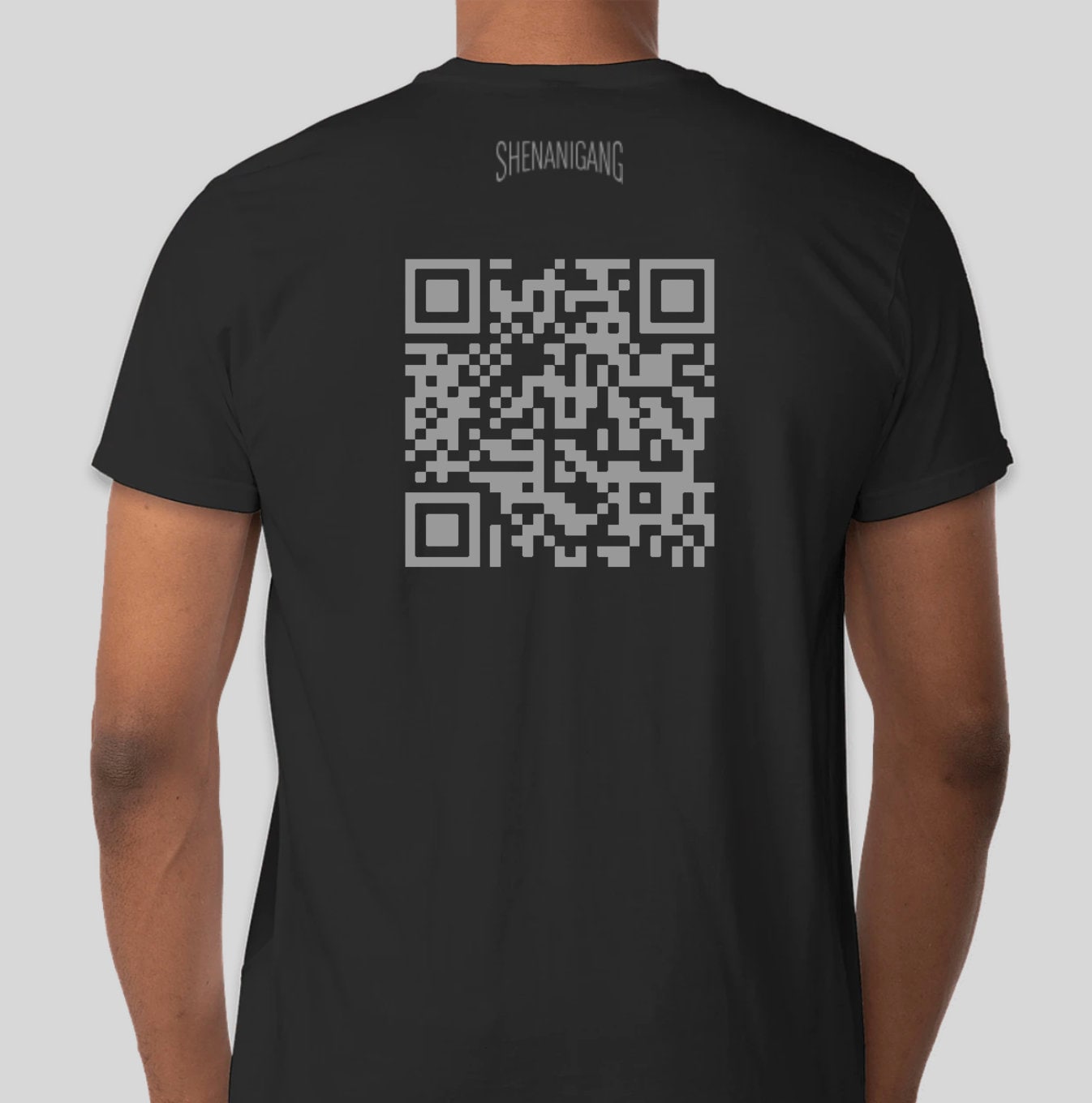 Rick Roll Link Qr Code Classic T-shirt Mens T Shirts Graphic