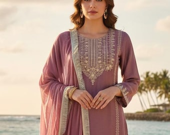 Pakistani Designer Kurta Palazzo suit Straight Kurta partywear suit for women Sharara suit 3pc kurta Salwar Kameez Set Indian wedding dress