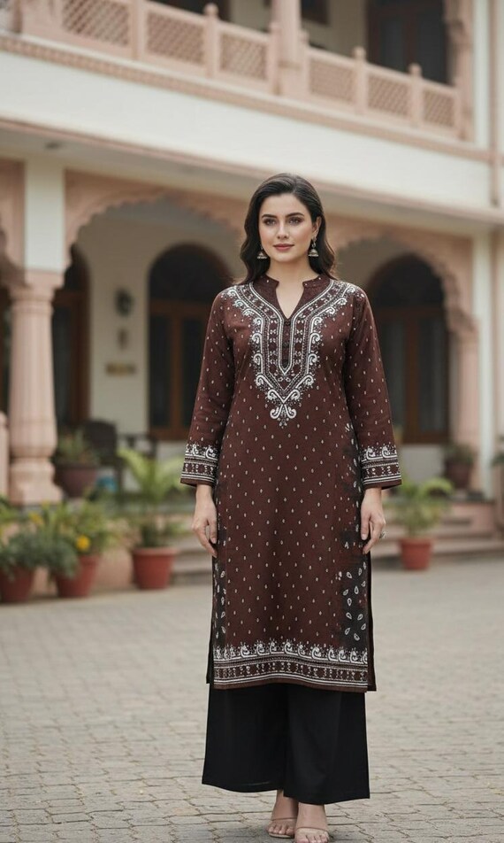 navy blue dress for baby girl Fabrics That Keep You Warm : Winter Ethnic Wear – INCHING INDIA main image 1