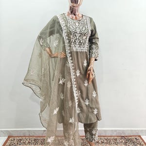Pakistani Designer Kurta Palazzo suit Straight Kurta partywear suit for women Sharara suit 3pc kurta Salwar Kameez Set Indian wedding dress