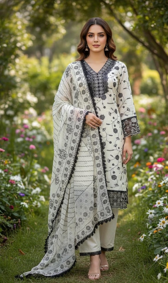 white indian party dress Indian Heavy Designer White and Golden Anarkali Gown With Jacket for Her, Indian Pakistani Traditional Ethnic Party Wear Gown for Bridesmaid