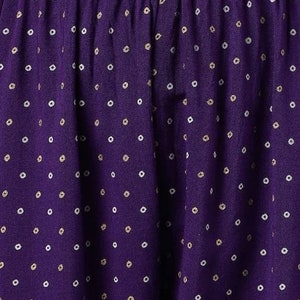 Sundari Viscose Glass Organza Luxe Purple Anarkali Kurta Set