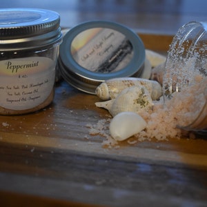Atlantic Sea Salt Body Scrub in Peppermint 4 oz