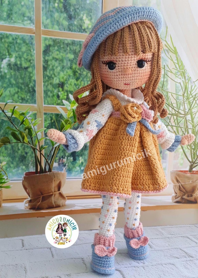 Haakpatroon Layla Amigurumi-pop | Zelfstudie pop voor gemiddeld meisje (pdf-download) afbeelding 3
