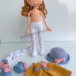 Haakpatroon Layla Amigurumi-pop | Zelfstudie pop voor gemiddeld meisje (pdf-download) afbeelding 6