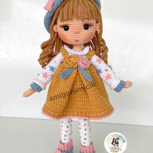Haakpatroon Layla Amigurumi-pop | Zelfstudie pop voor gemiddeld meisje (pdf-download) afbeelding 4