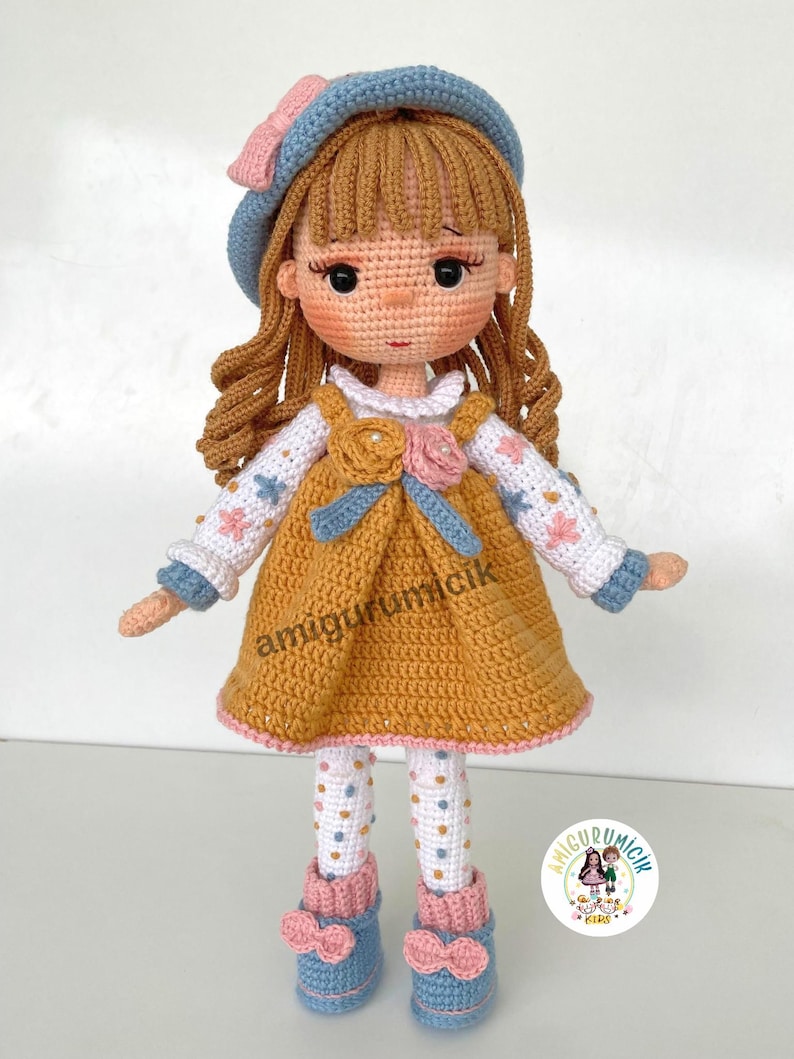 Haakpatroon Layla Amigurumi-pop | Zelfstudie pop voor gemiddeld meisje (pdf-download) afbeelding 4