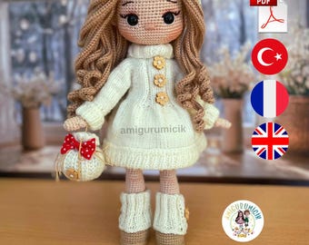 Lumi Amigurumi Doll Crochet Pattern | Intermediate Skill, Step-by-Step Tutorial (PDF Download)