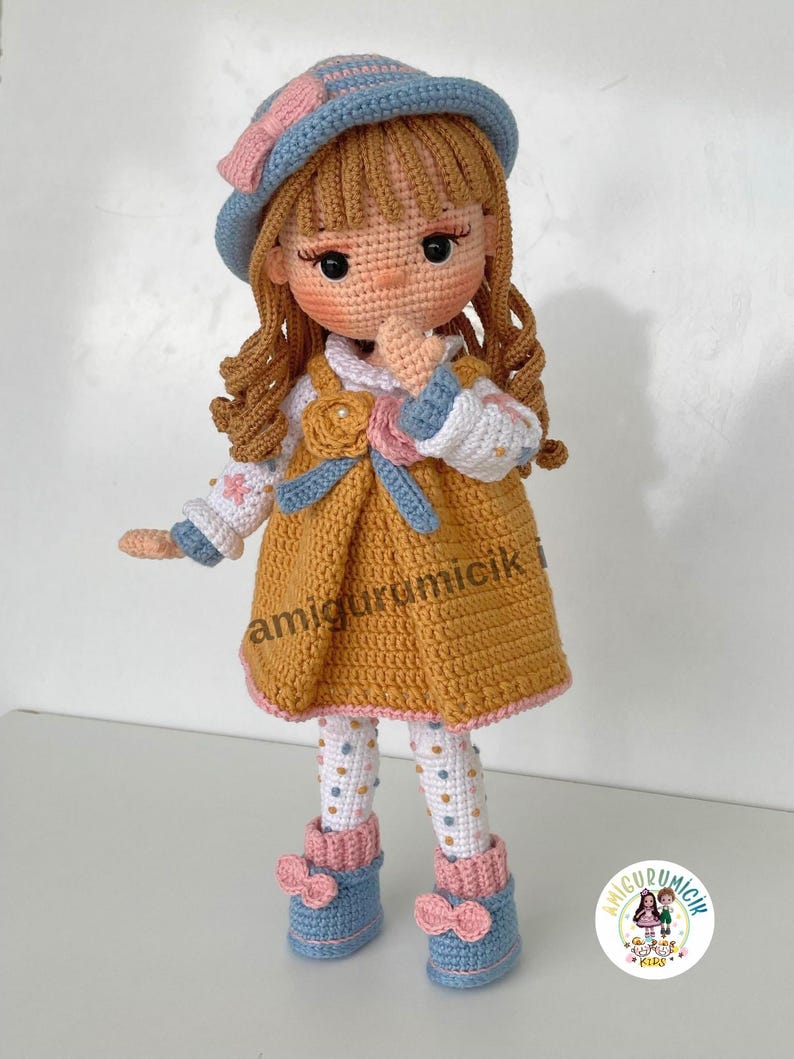 Haakpatroon Layla Amigurumi-pop | Zelfstudie pop voor gemiddeld meisje (pdf-download) afbeelding 5