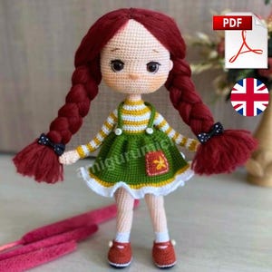 Amigurumi Lisa Doll Crochet Pattern: Detailed English Instructions (PDF Download)