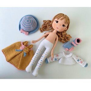 Haakpatroon Layla Amigurumi-pop | Zelfstudie pop voor gemiddeld meisje (pdf-download) afbeelding 7
