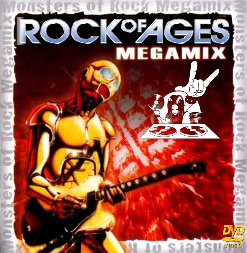 Rock Of Ages Non Stop Dj Video Mix Dvd 70s/80s/90s Metal image 1