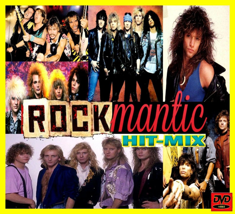 Rockmantic Hitmix  Non Stop Dj Video Mix  80's/90's image 1
