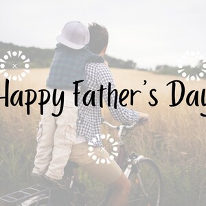 Animated Happy Father&#39;s Day Greeting Card, E-card, Digital card - bonus version with background music