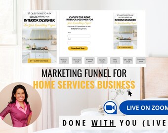 Express Lead Generation Marketing Funnel For Your Home Services Business and Brand - Done WITH YOU!