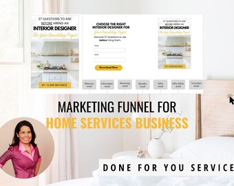 Express Lead Generation Marketing Funnel For Your Home Services Business and Brand - Done For You