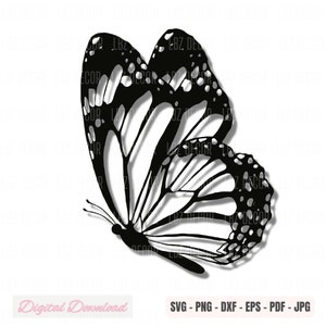 Schmetterling Clipart SVG, Sofort Download