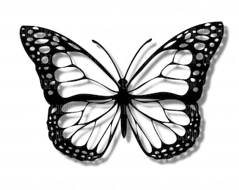 Butterfly Clipart SVG, Digital Download