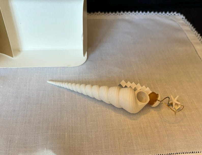 Margaret Furlong Secret Message Icicle Ornament 5 Porcelain Bisque