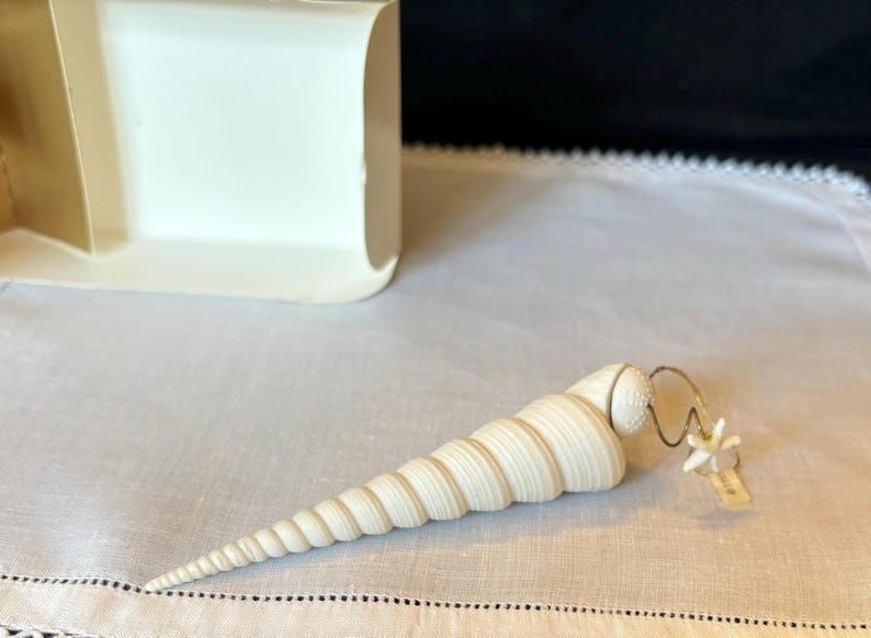 Margaret Furlong Secret Message Icicle Ornament 5 Porcelain Bisque