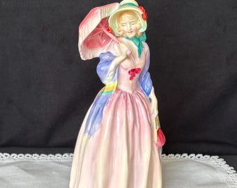 Royal Doulton Miss Demure (HN1402) Bone China Figurine (7.5 In