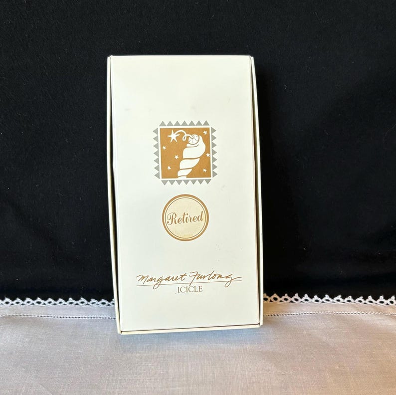 Margaret Furlong Secret Message Icicle Ornament 5 Porcelain Bisque