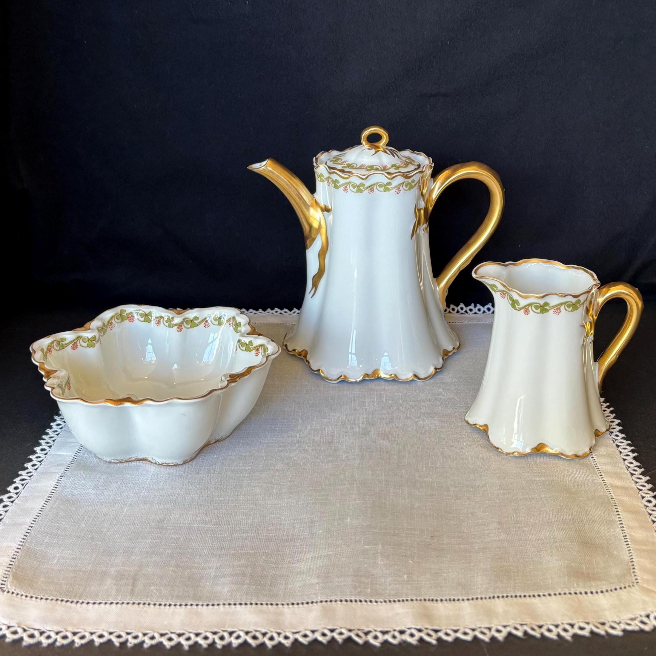 【 Cooper Bros 】クローバーのティーセット 3点 Welcome to ギャラリー虎徹 WEB