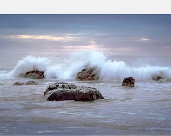 Unframed Fine Art Print - Morning Surf, Wells Beach, Maine