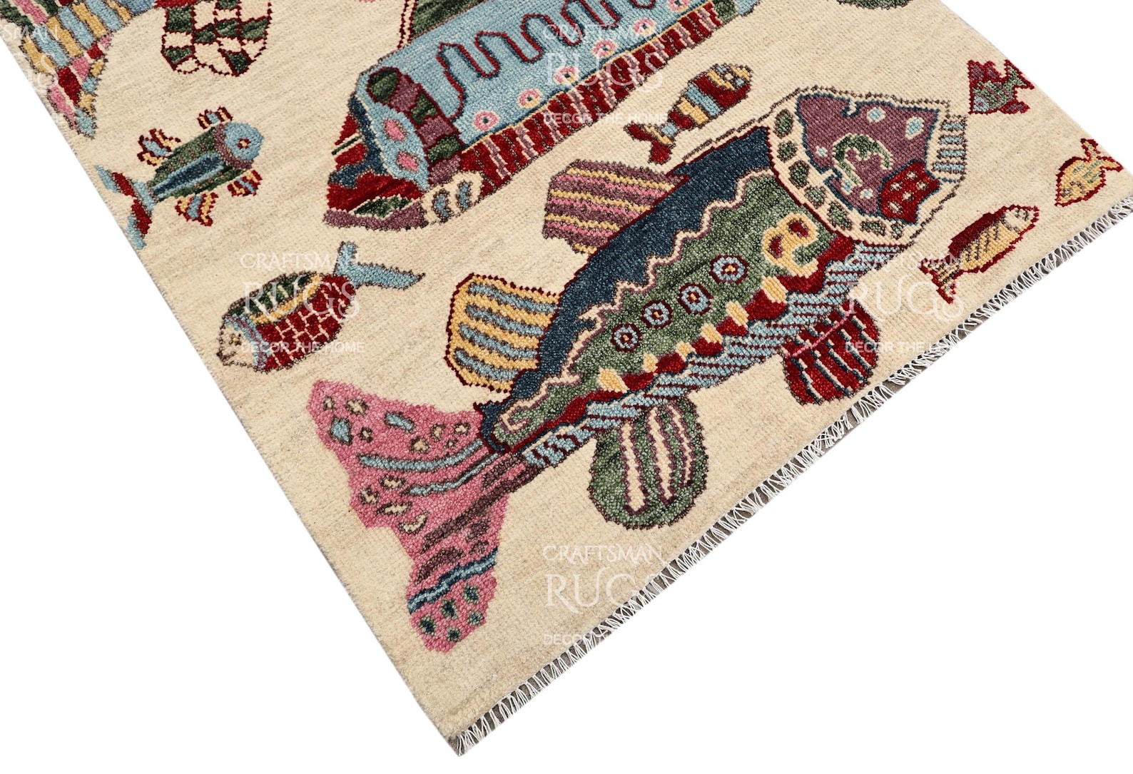 Afghan Style Hand Knotted Shabargan Rug 4x6, 5x8, 6x9, 8x10, 9x12 ...