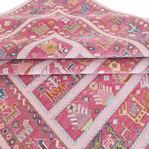 Utsökt rosa handknuten indo shabarganmatta 4x6, 5x8, 6x9, 8x10, 9x12, 10 x 14 fot handgjord gabbehmatta - antik etnisk matta