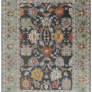 Elegant Contemporary Indo Oushak rug- 4x6, 5x8, 6x9, 8x10, 9x12, 10x14 Handwoven Persian Rug - Area Rugs for Living room - Bedroom rug