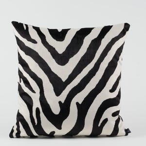 Zebra Pillow | Zebra Pillow Cover | Farmhouse pillow| Scandinavian Pillow | Zebra Throw Pillow