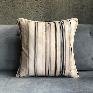 Brown Recycled Pillow Cover for Living Room Couch and Sofa  | Scandinavian pillow | Couch velvet pillow