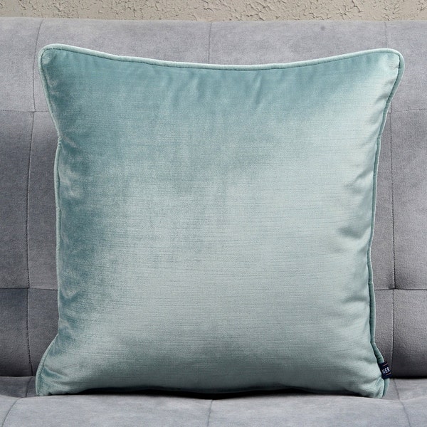 Teal velvet pillow cover, Dive into Tranquility with Our Teal Velvet Pillow, Teal Velvet Pillow for Cozy Vibes and Sophistication