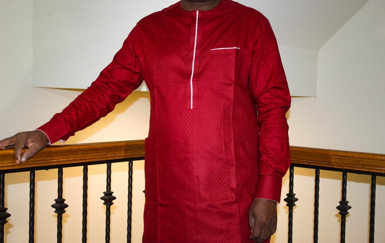 African Dashiki Set, Da-Viva, Men's African Print, shops Long Sleeve, Top and Bottom Set, Drawstring Pants Draft