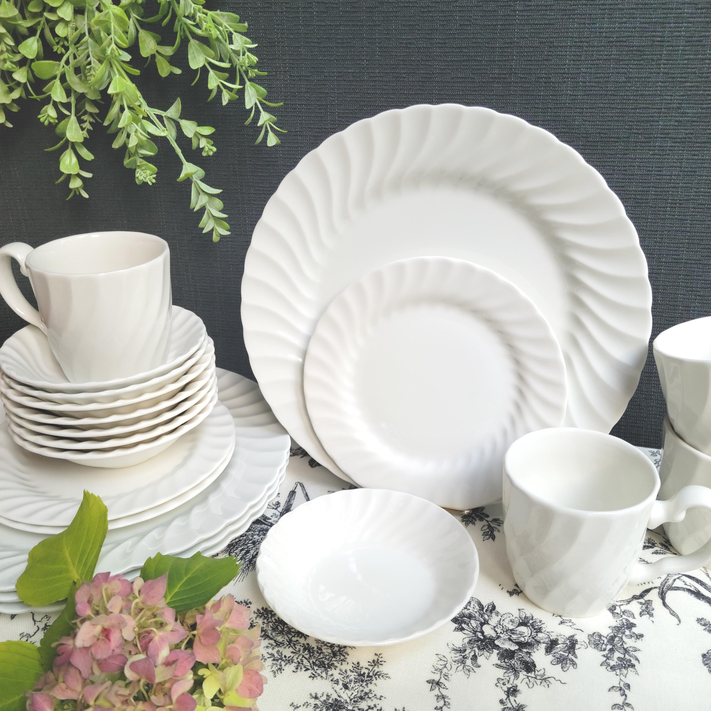 Vintage Johnson Brothers Snowhite Regency White Ironstone Dinner